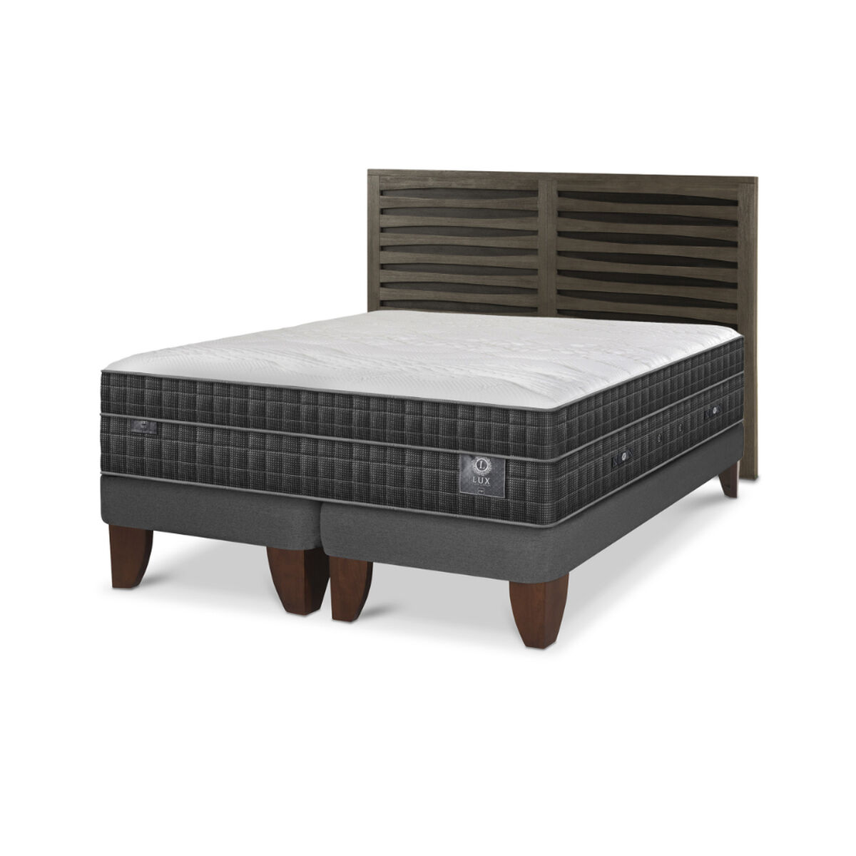 Cama Europea CIC King Lux + 1 Respaldo Rhone