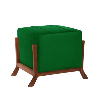 Pouf Latam Home Marsella Tela Velvet Verde
