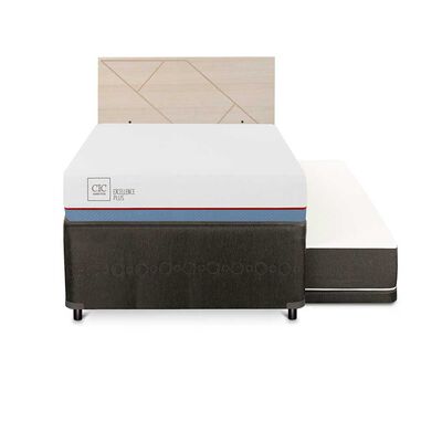 Imagen 1 del producto Cama Nido CIC 1,5 Plazas Excellence Plus + Respaldo Villarrica Alpino