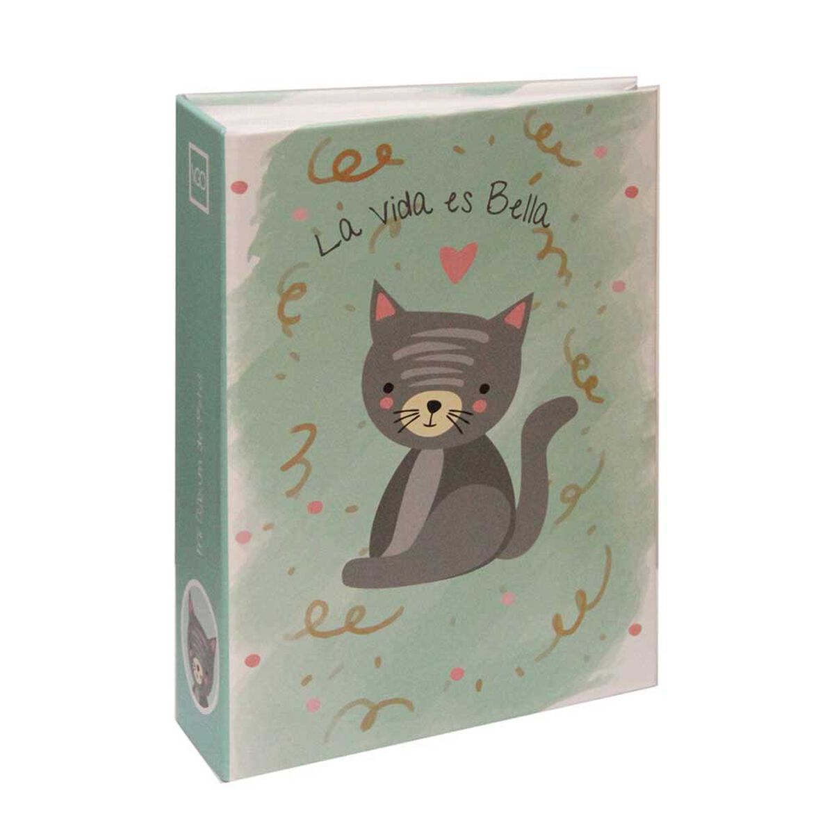 &Aacute;lbum para Fotos Cart&oacute;n Vgo Infantil 100 Fotos Verde