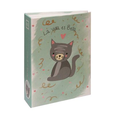 &Aacute;lbum para Fotos Cart&oacute;n Vgo Infantil 100 Fotos Verde