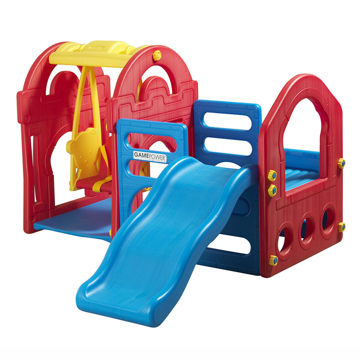 Juegos Abcdin Resbalin Zona De Juegos Con Resbalín Y Columpio