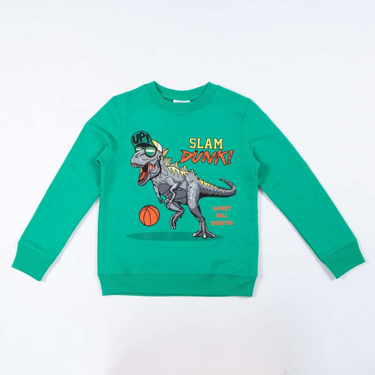 Polerón de Algodón Básico Dinosaurio Niño Chess