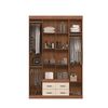 Clóset Altavision Napoles 8 Puertas 4 Cajones Jatoba Areia