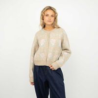 Sweater Mujer Icono Beige, Cafe, Print-1, Rosado