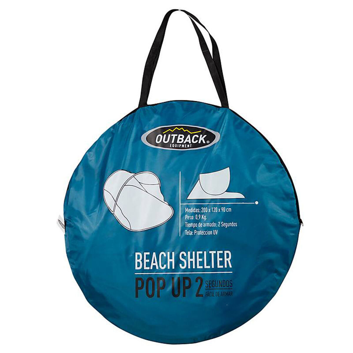 Carpa Playa Pop Up Color Azul