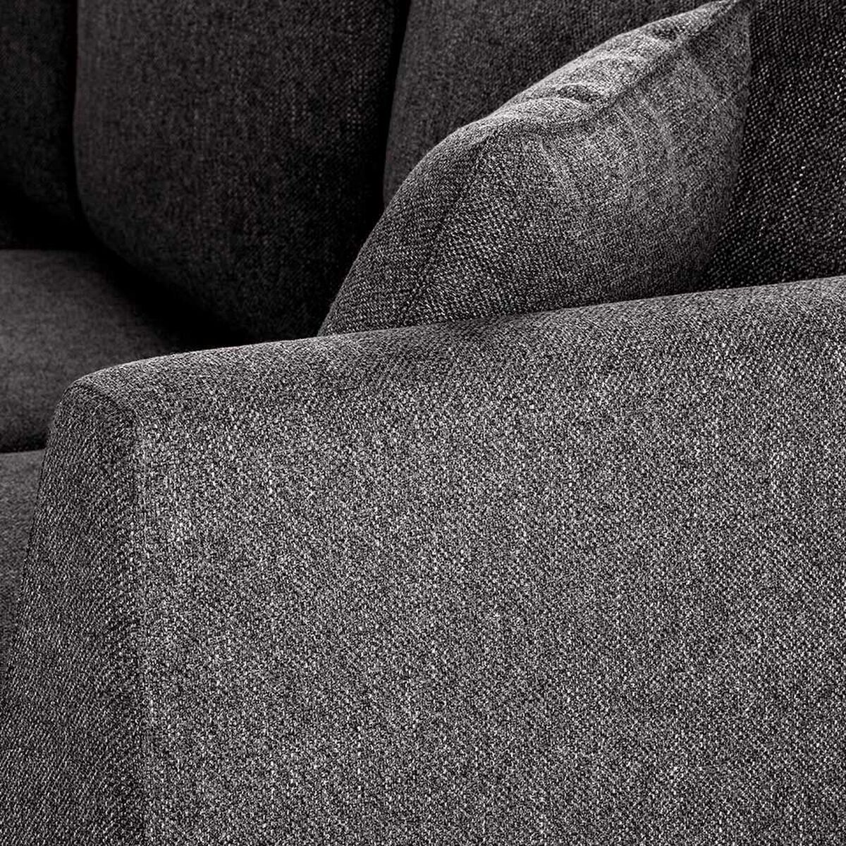 Sof&aacute; Seccional Izquierdo Rosen Carter 3-1 Cuerpos Charcoal