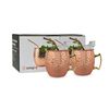 Set 2 Vasos Moscow Mule Mug Simplit Cobre + Bombillas 550 ml