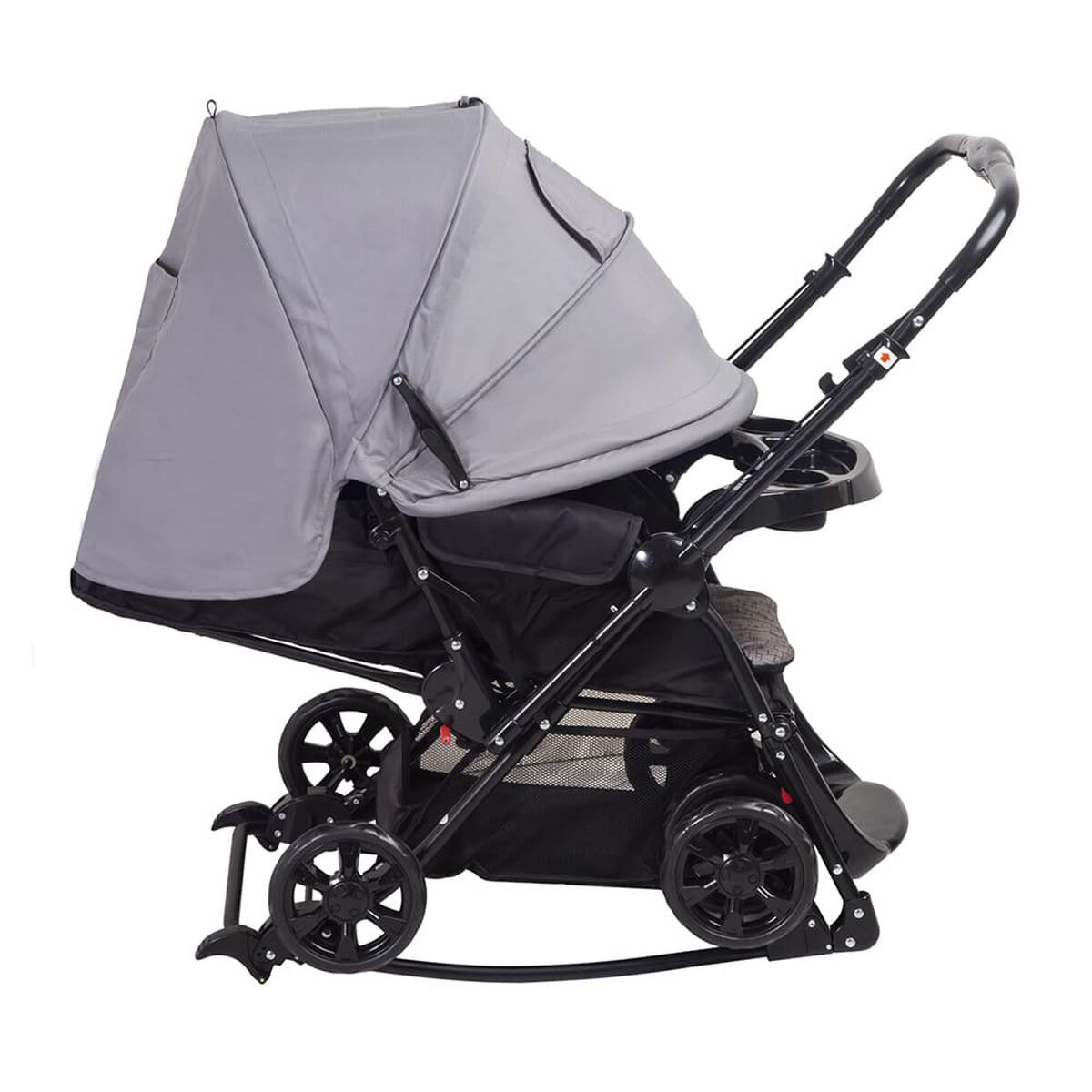 Coche Cuna Balancin Sx Gris Bebesit
