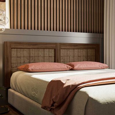 Imagen 2 del producto Respaldo Vekkahome 2 Plazas New Limari Cedro