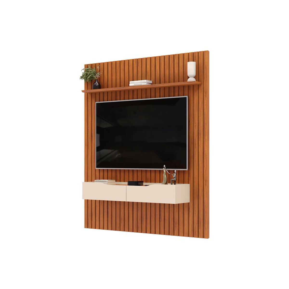 Panel TV Altavision Pratic 183 Café y Blanco