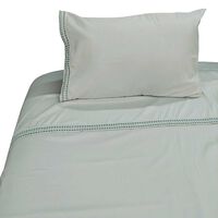 Juego de Sábanas Bordada Illusions Microfibra 1,5 Plazas Verde