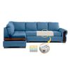 Sof&aacute; Seccional Living Factory Michigan 6 Cuerpos Azul