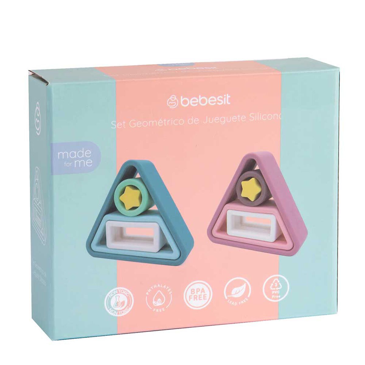 Juego Geometria Rosa Bebesit