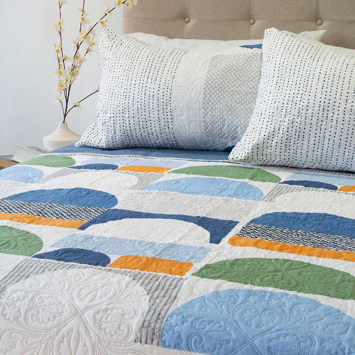 Quilt Doral King Hotpress Origins D18 Estampado