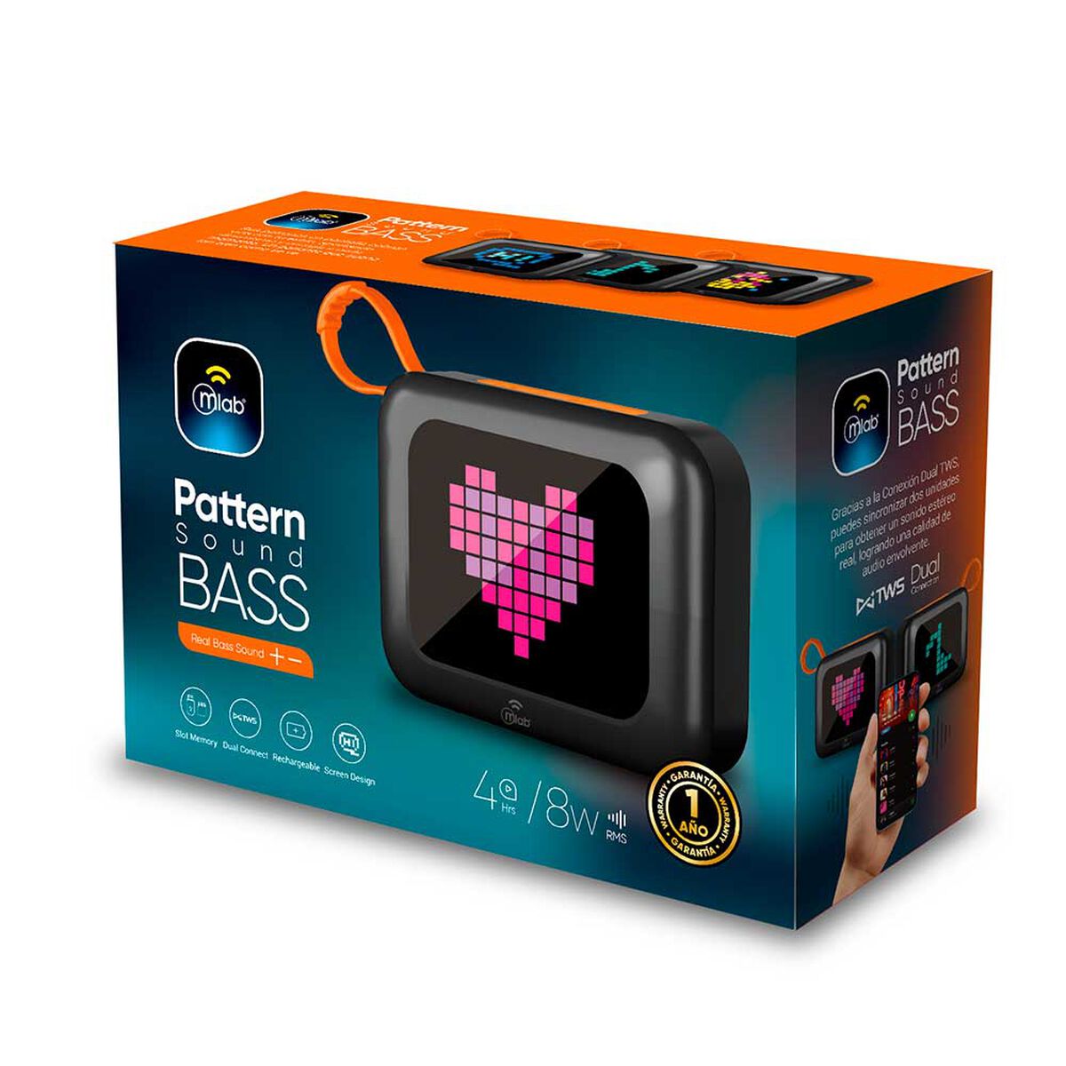 Parlante Bluetooth MLAB 9595 Negro