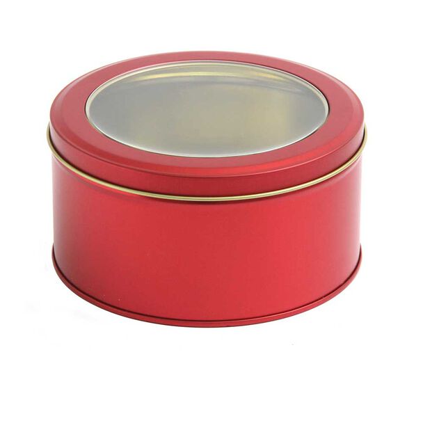 Lata Decorativa Metal Vgo 7 x 13 cm Rojo