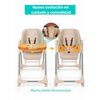 Silla de Comer Multiposiciones Plegable Rosada Lubabycas