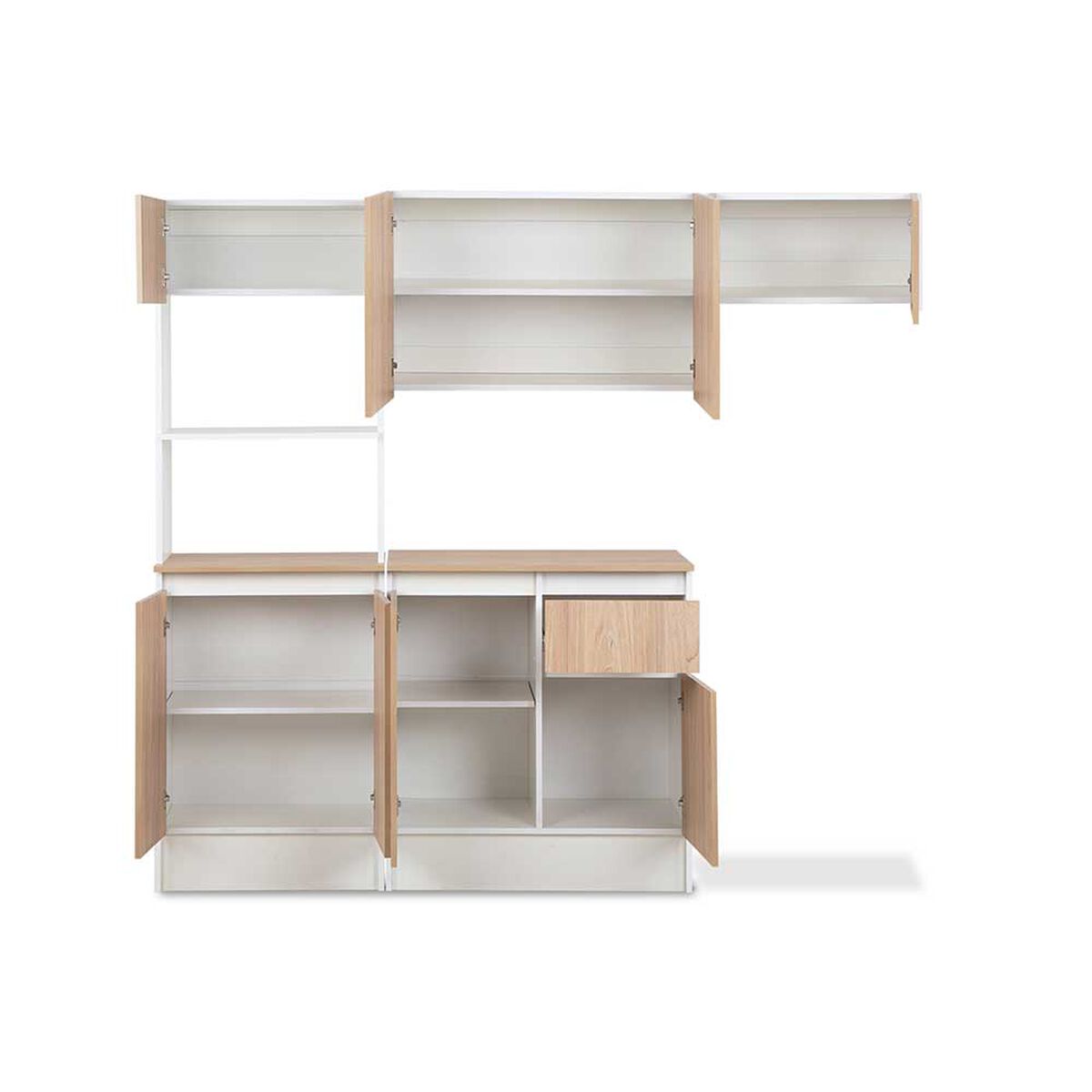 Mueble de Cocina CIC Montenegro 1 Cajón 10 Puertas Blanco Alpino