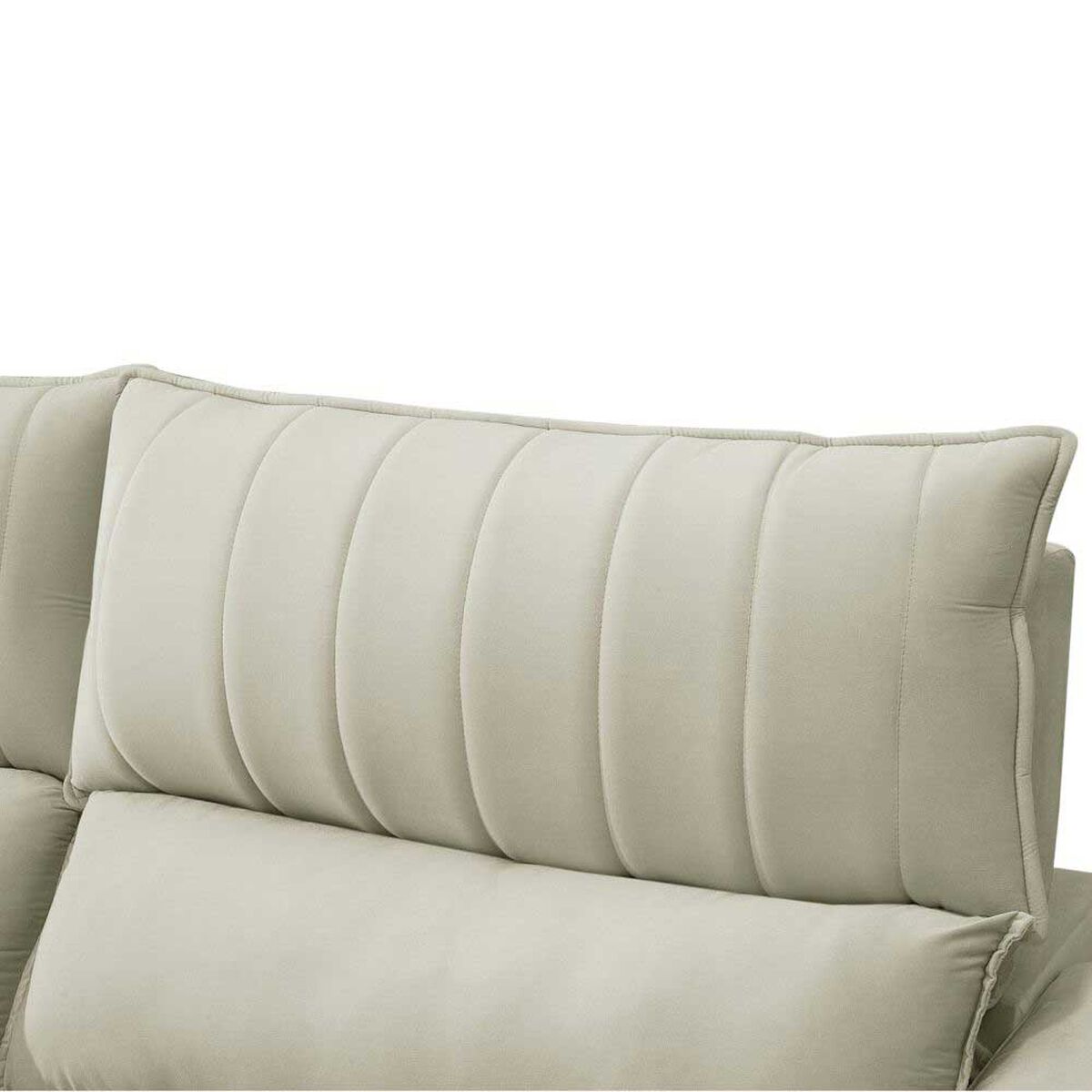 Sofá Amuv Bariloche Reclinable 3 Cuerpos Beige