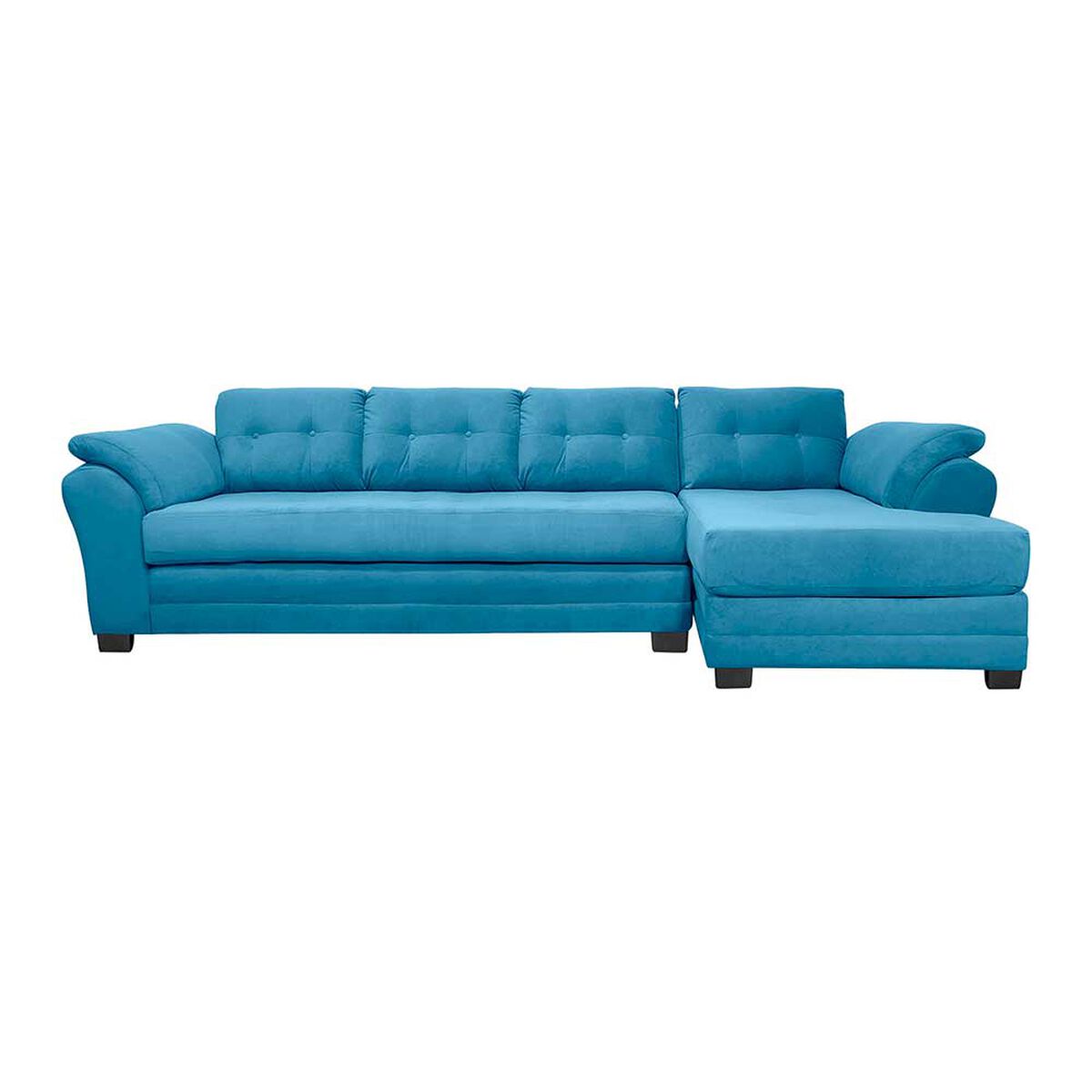 Sof&aacute; Seccional Living Factory Boston 5 Cuerpos Azul