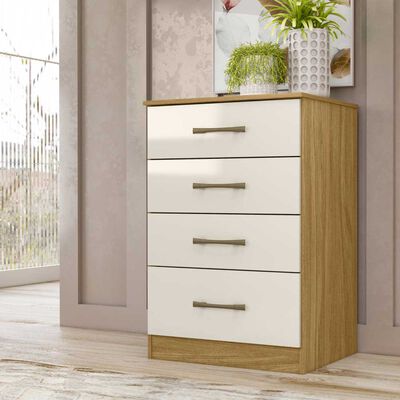 Imagen 2 del producto Comoda Amuv 4 Cajones Blanco