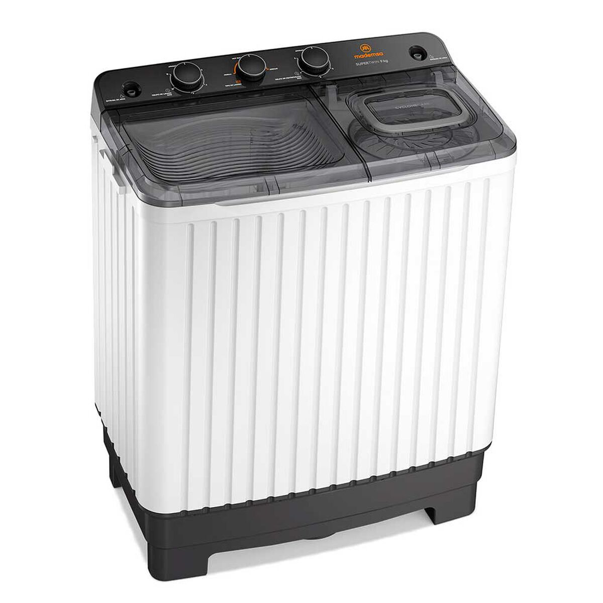 Lavadora Semi Autom&aacute;tica Mademsa MWMSAT9W 9 kg