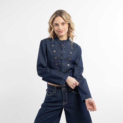 Chaqueta Denim Napole&oacute;n Mujer Icono