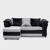 Sofá Seccional Almore Reversible 3 Cuerpos Gris