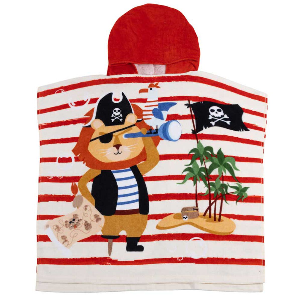 Toalla Poncho de Playa Casanova Kids León 60 x 120 cm.