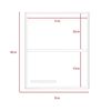 Mueble de Cocina Superior TuHome Manchester 1 Puerta Blanco