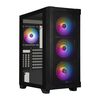 Gabinete BitFenix/ ​​Graft ATX / 4 Ventiladores /Negro