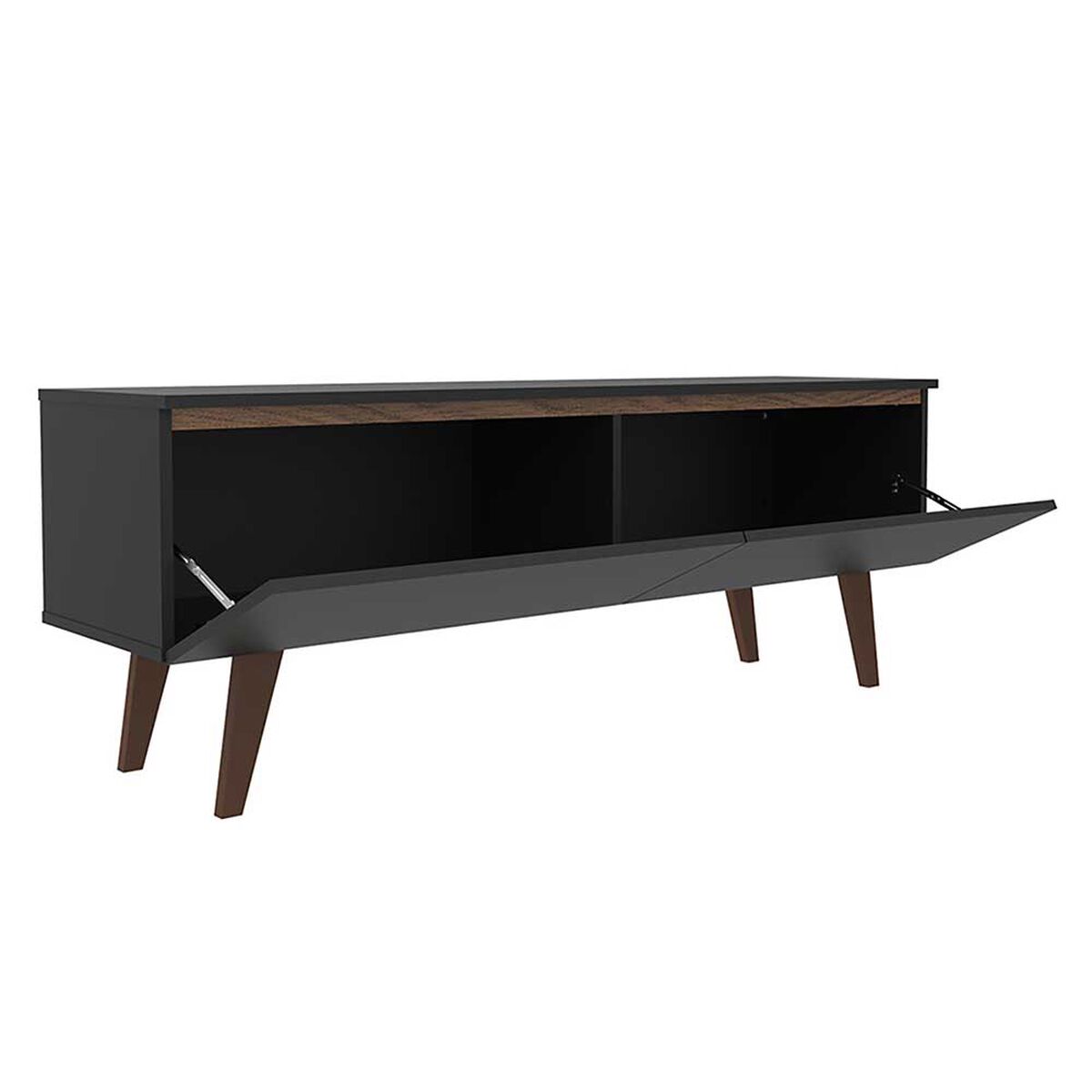 Rack TV Vekkahome Le Mans Hasta 55" Negro