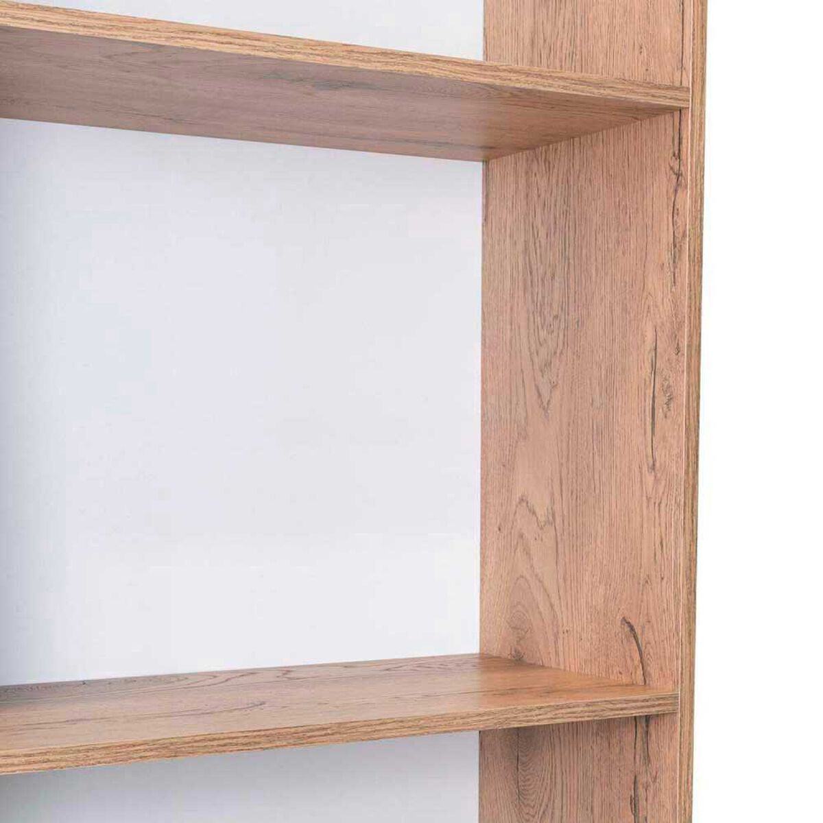 Estante TuHome Home E1 Macadamia Cart&oacute;n Blanco
