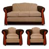 Juego de Living Elegant Detail Marsella Sof&aacute; 3 Cuerpos + Dos Sillones 1 Cuerpo Beige