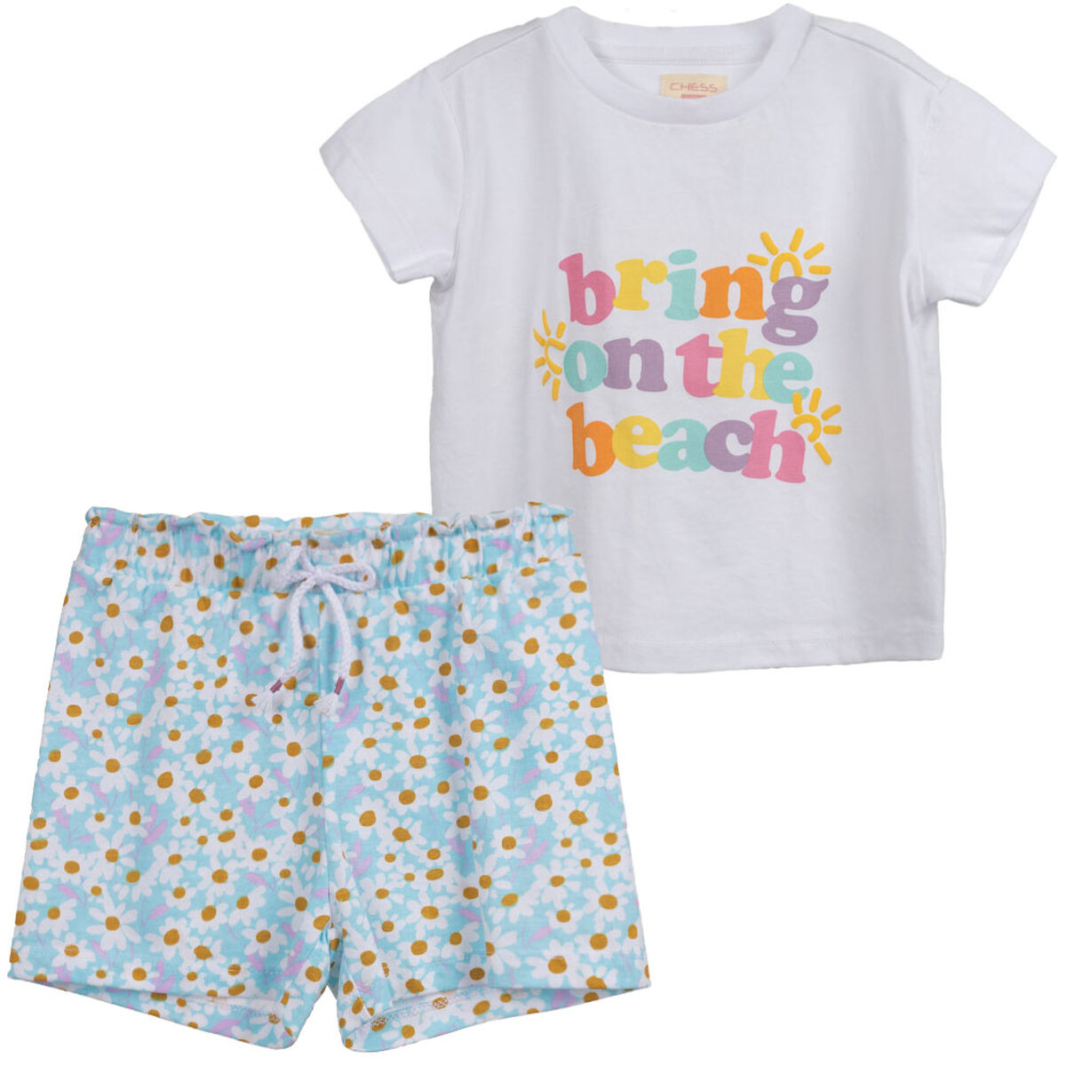 Conjunto Polera+Short Chess Baby