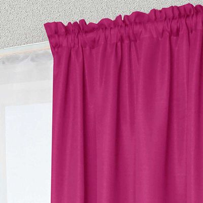 Imagen 2 del producto Combo Cortinas Doral Tabatha 220 x 140 cm Fucsia