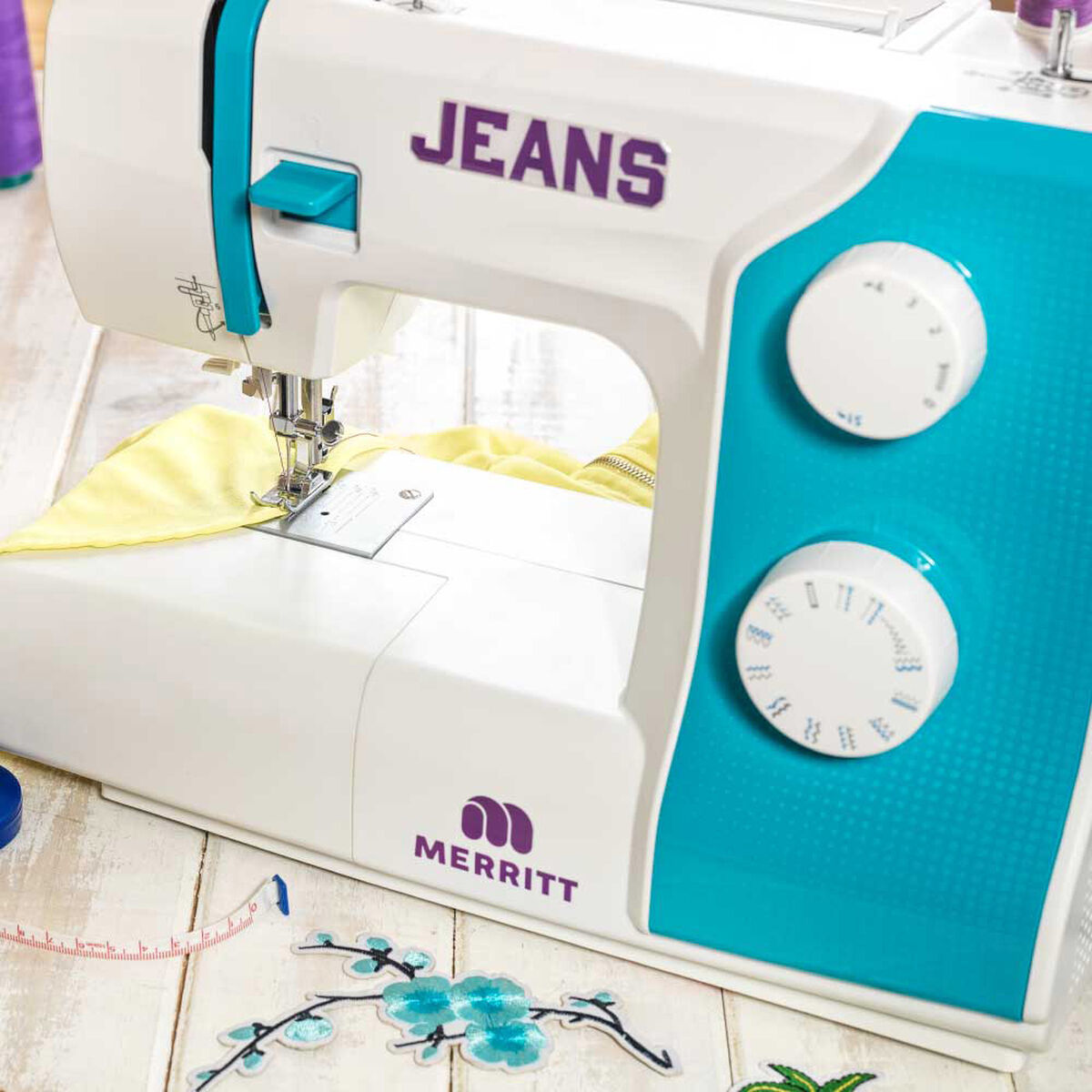 Máquina de Coser Brazo Libre Merritt ME Jeans Edition