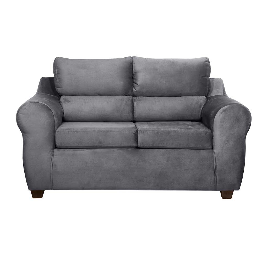 Sofá Mexx Muebles Dubai 2 Cuerpos Gris