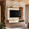 Panel TV Exit Vegas Hasta 65" Blanco