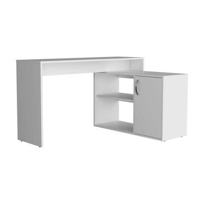 Escritorio en L Tuhome Eco 1 Puerta Blanco