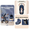 Coche Deluxe con Silla Nido y Accesorios Gris Lubabycas