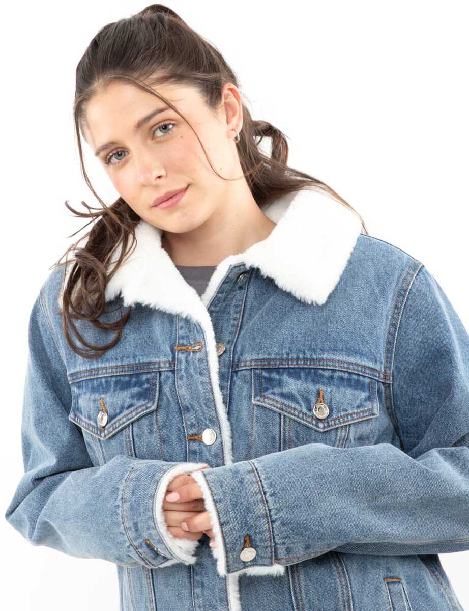 Chaqueta Oversized Chiporro Denim Mujer Icono