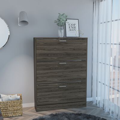 Imagen 1 del producto Zapatero TuHome Z-94 3 Cajones Coñac/Blanco