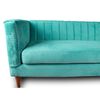 Sof&aacute; Tela Velvet Latam Home Sorrento 2 Cuerpos