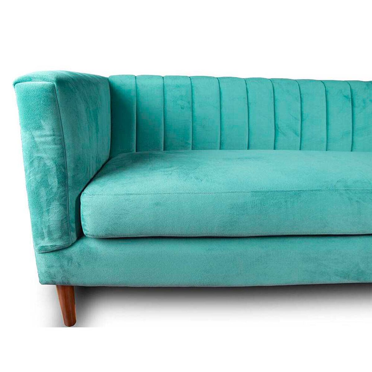 Sof&aacute; Tela Velvet Latam Home Sorrento 2 Cuerpos