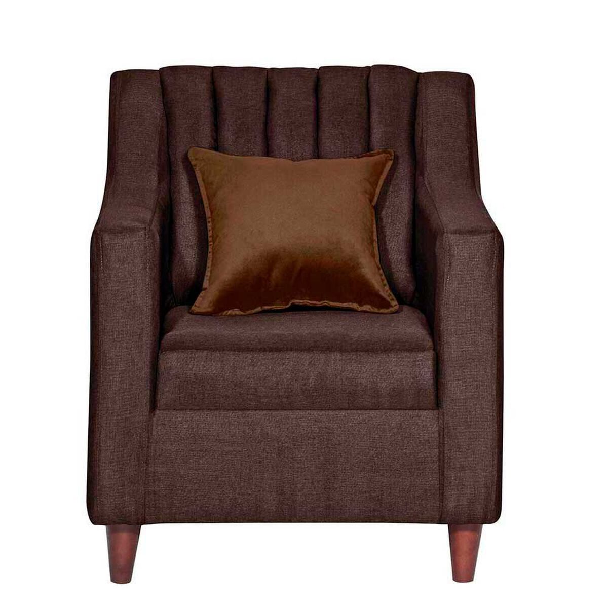 Juego de Living Dise&ntilde;o A&M Home Isabella Sof&aacute; 3 Cuerpos + 2 Sillones 1 Cuerpo Chocolate