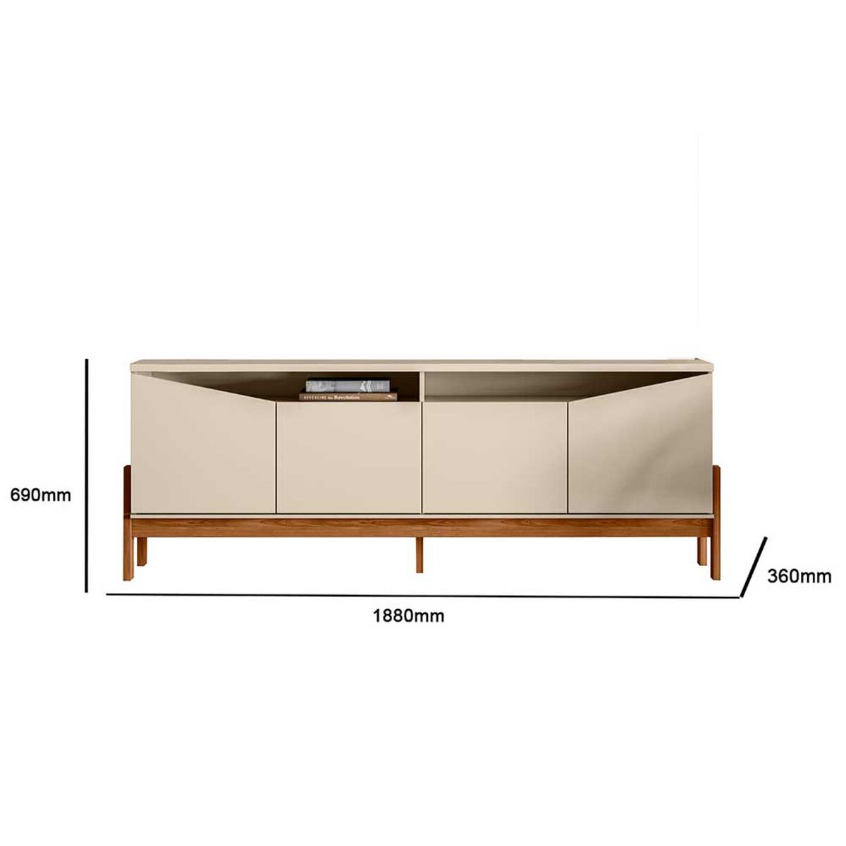 Rack Yardas Arizona Hasta 75" Bicolor
