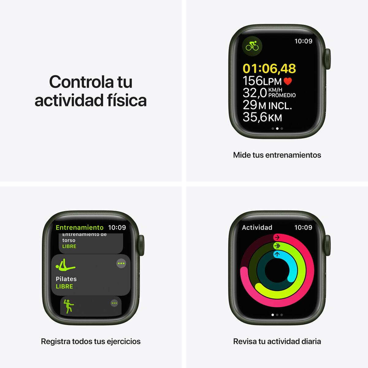 Smartwatch Apple Watch S7 GPS 41mm Verde