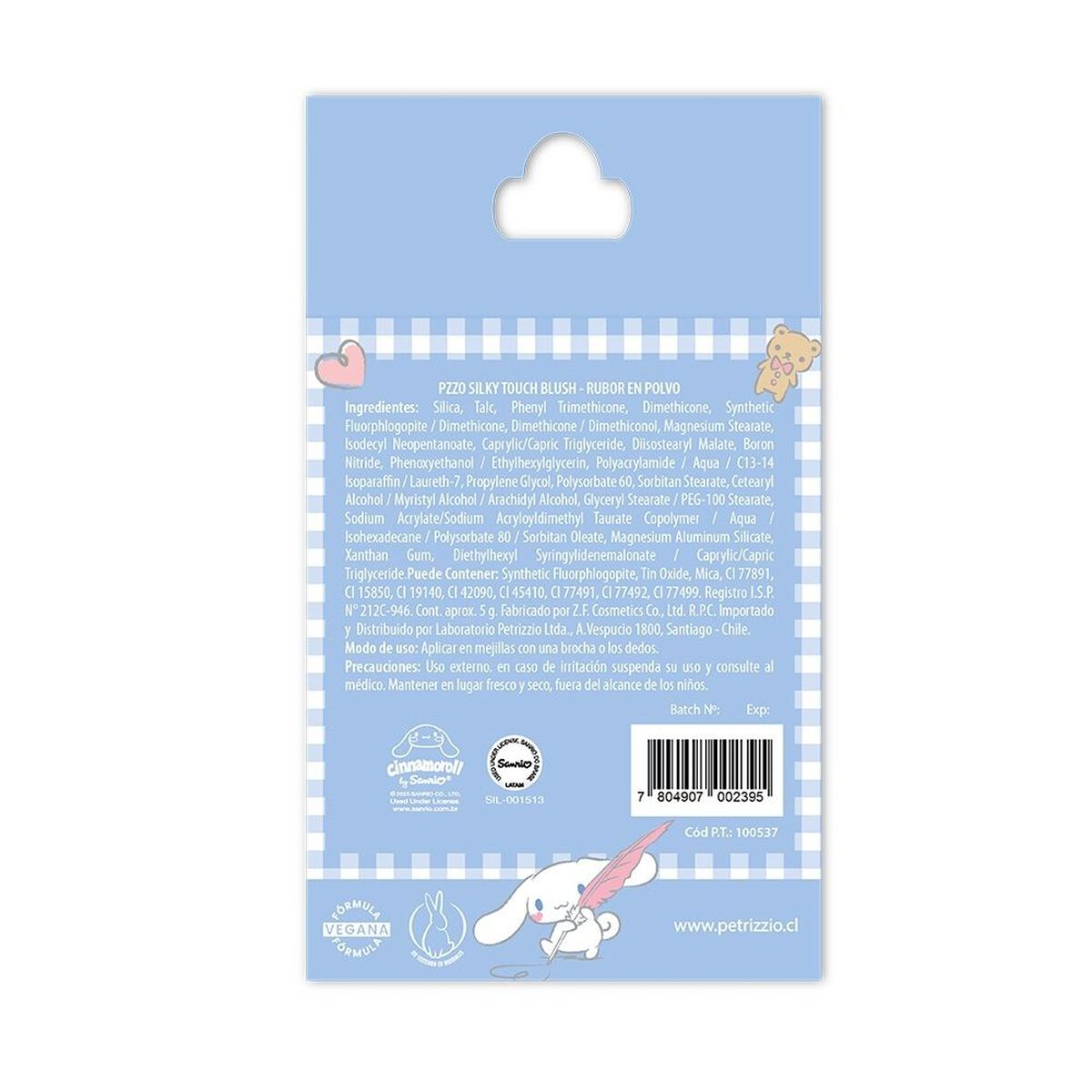 Blush sedoso Cinnamoroll  Petrizzio